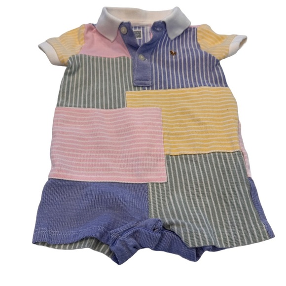 Ralph Lauren Multicolor Striped Kids One Piece - Picture 2 of 9